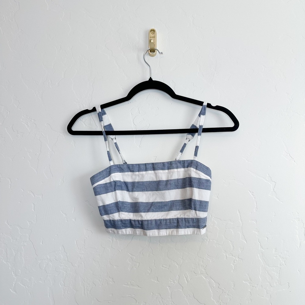 Abercrombie & Fitch | Vintage‎ Y2K 100% Cotton Striped Cropped Tank Top